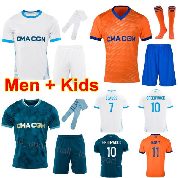 Club 24 25 10 GREENWOOD Soccer Jersey Men Youth 44 HENRIQUE 11 HARIT 9 WAHI 3 MERLIN 1 RULLI 23 HOJBJERG 62 MURILLO 21 RONGIER 11 HARIT CARB