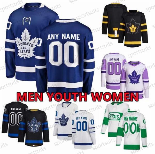 #34 Auston Matthews Reverse Retro hockey jersey #16 Mitchell Marner William Nylander Ryan Reaves Morgan Rielly Max Domi Joseph Woll Matthew