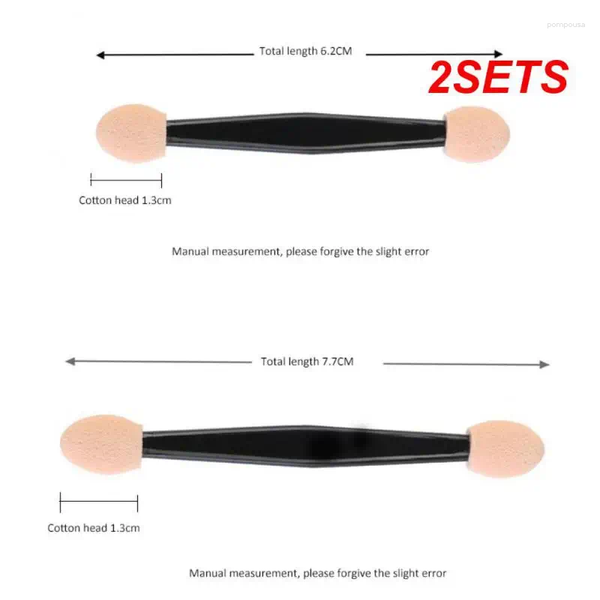 Makeup Brushes 2SETS Applicator Ideal For Professional And Personal Use Versatile Disposable Dual-ended Brush Must-have