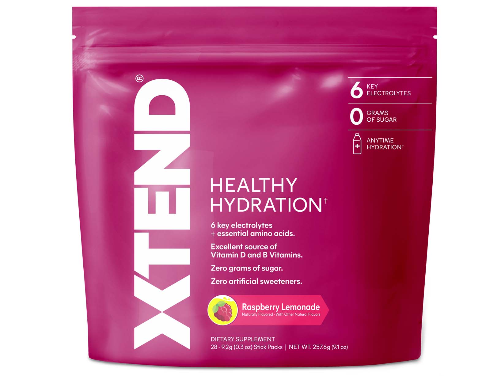 Healthy Hydration Raspberry Lemonade Flavour