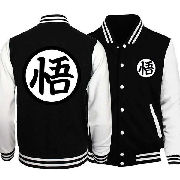 Jackets de jackets Anime D-dragons D Sun Wukong Casual Casual Sports Jacket Casual Baseball Uniform Print Cardigan Strtwear Roupas Tops H250