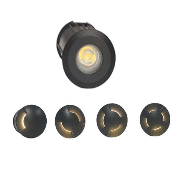 IP67 DC12V Outdoor Lighting 1W 3W Garden Yard Step Stairs Floor Deck Recessed Ground Lamps 42mm LED Underground Spotlight 220V CL240813