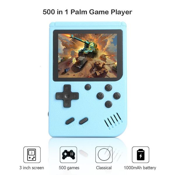 Portable Game Players 400 In 1 MINI Games Handheld Retro Video Console Boy 8 Bit 3 0 Inch Color LCD Screen GameBoy 230731