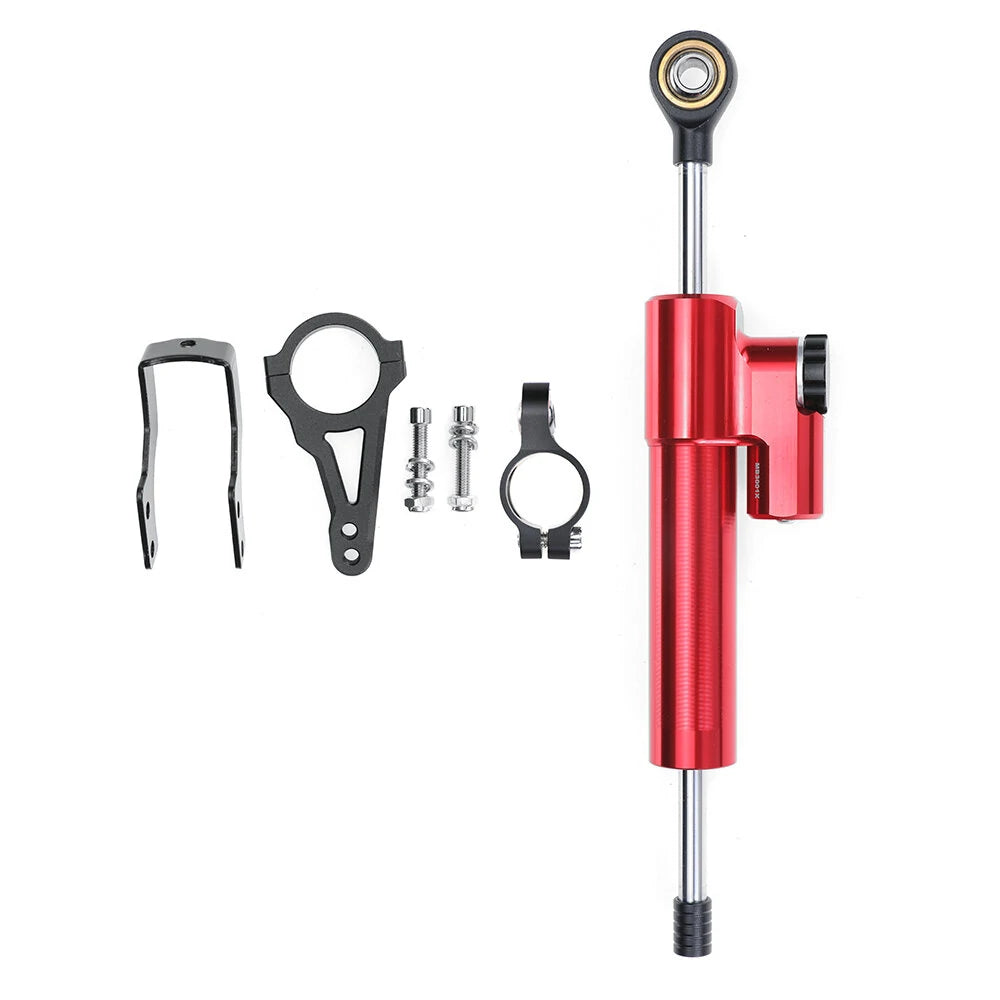 Aluminum Alloy Steering Damper With Damper Bracket Install Auxiliary Bracket For Three-bar Frame Scooter Boyueda S3 ANGW