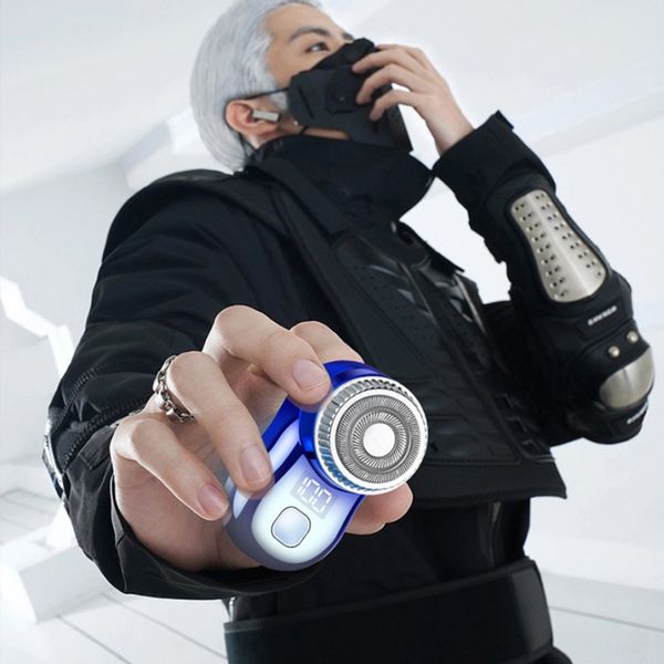 Mini Portable Electric Shave Razor Beard Trimmer Shaver Men&#039;s Razor Type-C Charging Pocket Razor High Speed Shaving Machine