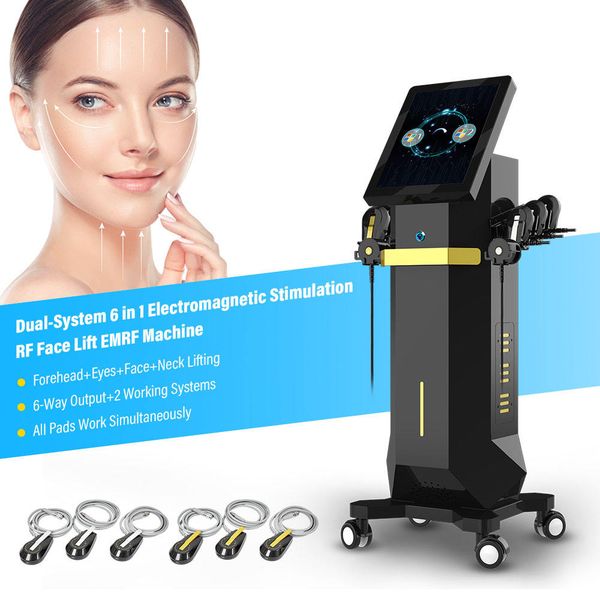 Professional rf Peface Forehead Wrinkle Removal Facial Lifting Tight Skin Anti-aging Beauty Electric Ems Facial Machine