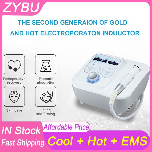 Wholesale high quality portable DCOOL skin tightening machine facial heating cooling beauty machine cryo electroporation skin rejuvenation a