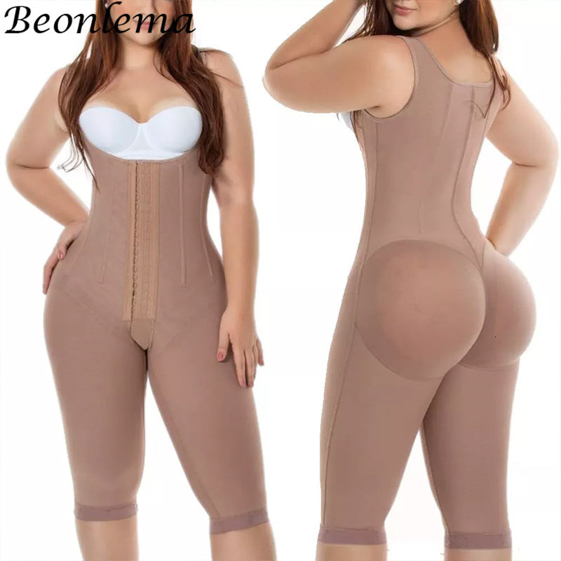 Waist Tummy Shaper Fas Colombianas Shapewear Full Body Bodysuit Compression Fabric Abdominal Control ButtLifter Push Up Underwear 230621
