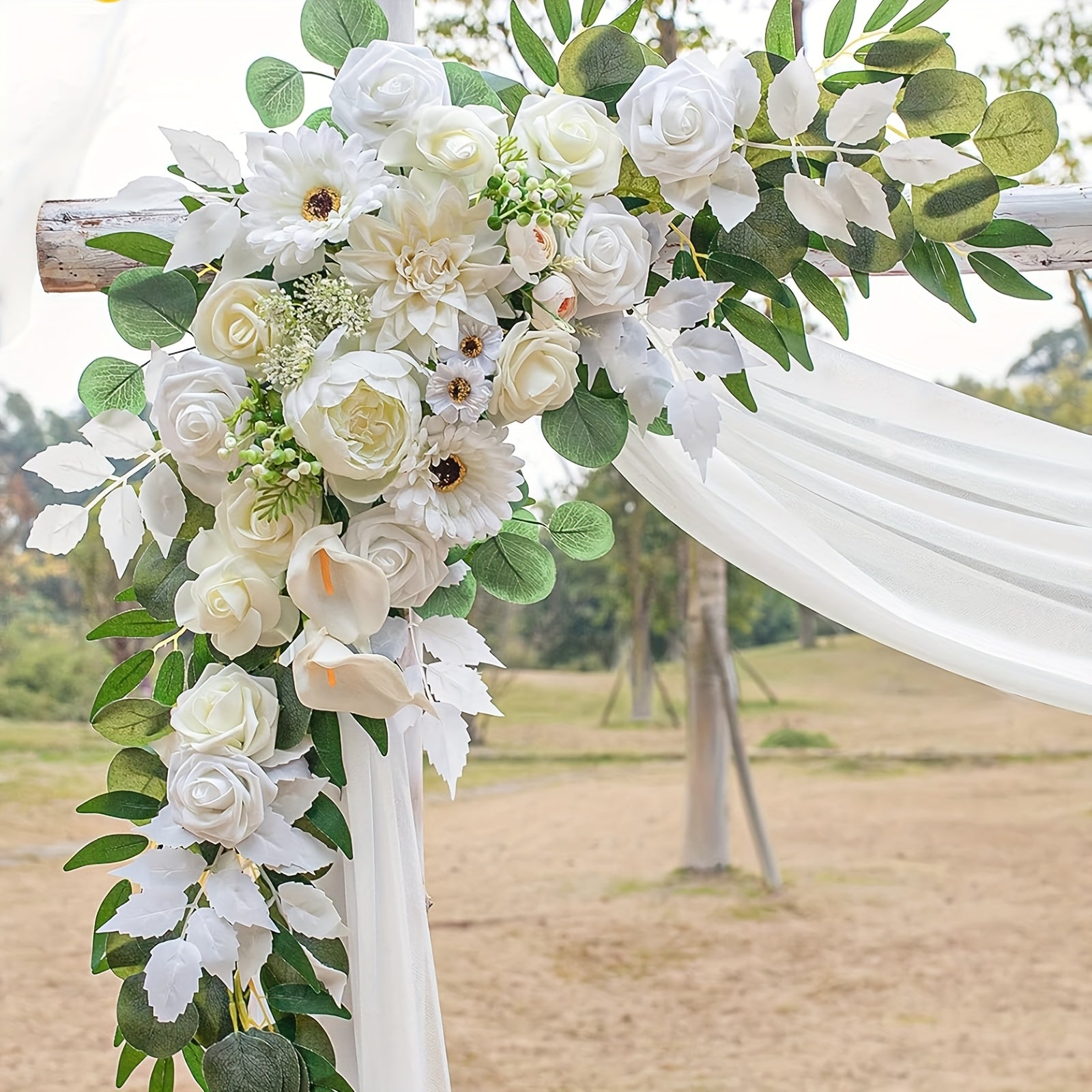 TEMU Planting 26wedding Welcome Flowers Arch Decoration Wedding Reception And Background Decoration Flowers