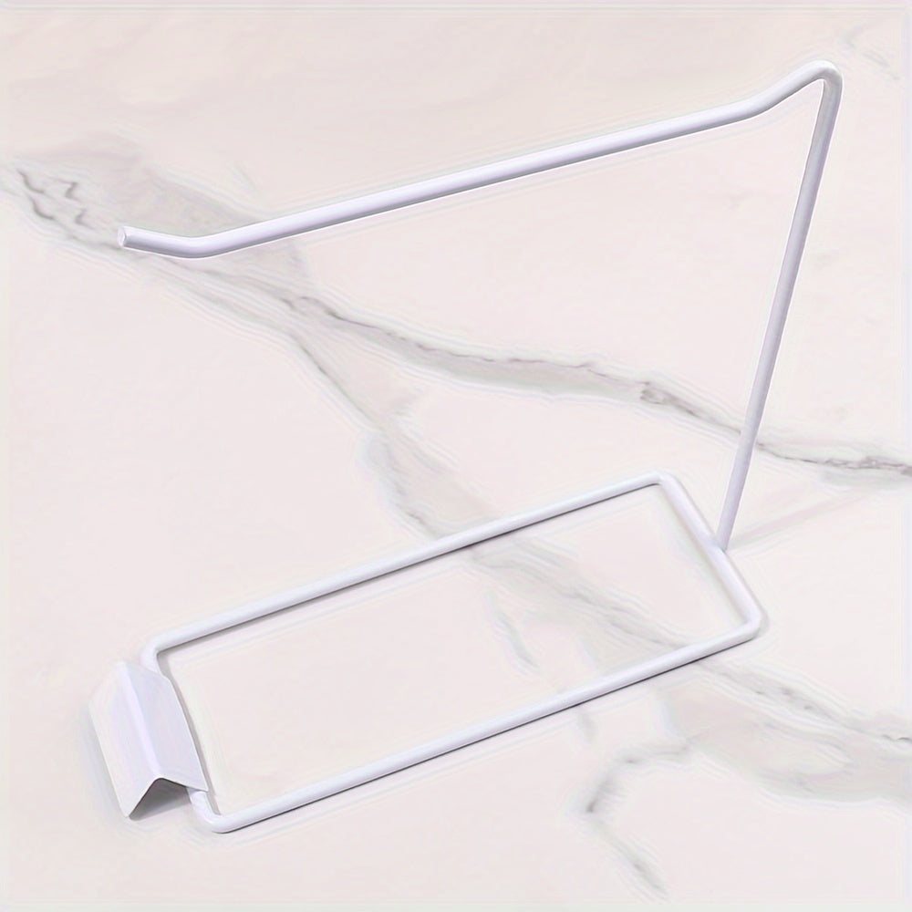 TEMU Fan-shaped Nail Art Display Stand – Quick & Gel Polish Practice Palette With Color Card Holders, No Power Needed, Black Metal Frame, Convenient