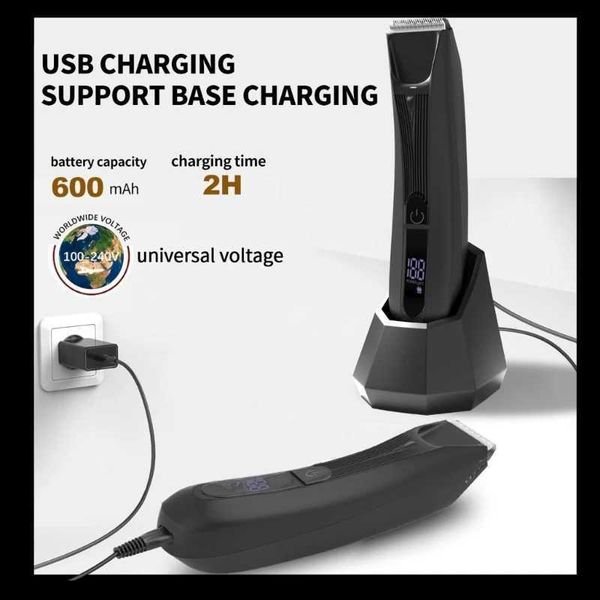 Epilator Pubic Hair Removal Intimate Areas Places Part Haircut Shaver Trimmer for Groin Epilator Safety Shaver for Men L240910 L0910