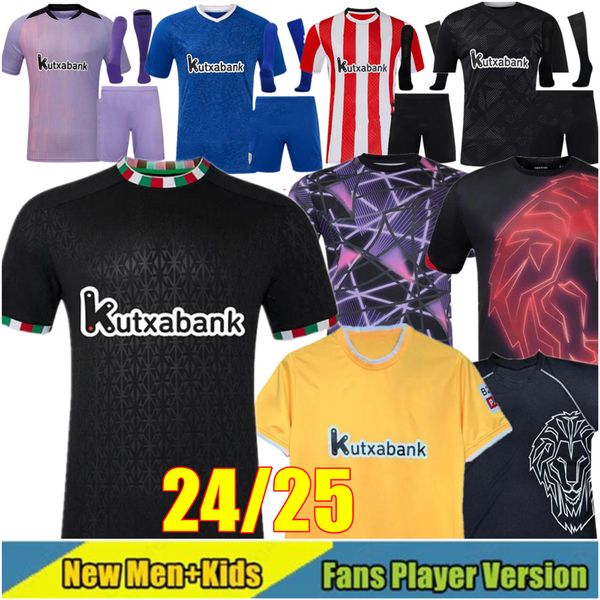 24 25 bilbao Soccer Jerseys retro 1984 1995 97 98 Centenary Athletic Football Shirts 2024 2025 WILLIAMS jr O.SANCET Player Version Men Unifo