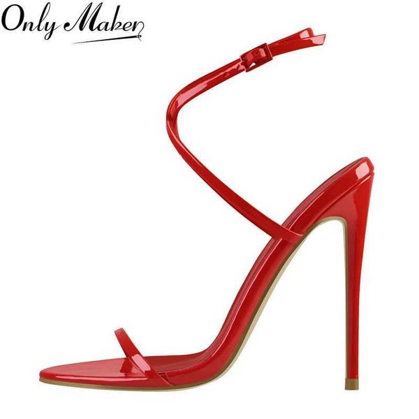 Sandals Onlymaker Womens High Heels Pink Open Anklet High Heels Summer Party Dress Large Summer Womens Sandals Q241120