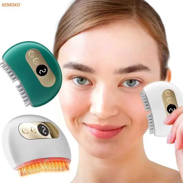 Electric scalp vertex massage brush lifting facial scalp equipment comb massage relaxing nourishing vibration massage W241120