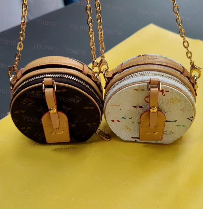 Designer bag charm Micro Boite Chapeau wallet coin pocket purse luxury headphone bag Shoulder crossbody chain for women men mini bag card holder