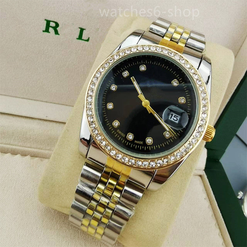 2025 Watch For Women Designer Business Mens Watches Stainless Steel Luxury Quartz Movement Wristwatch Clock Casual Chronograph for Holiday Couple Gi