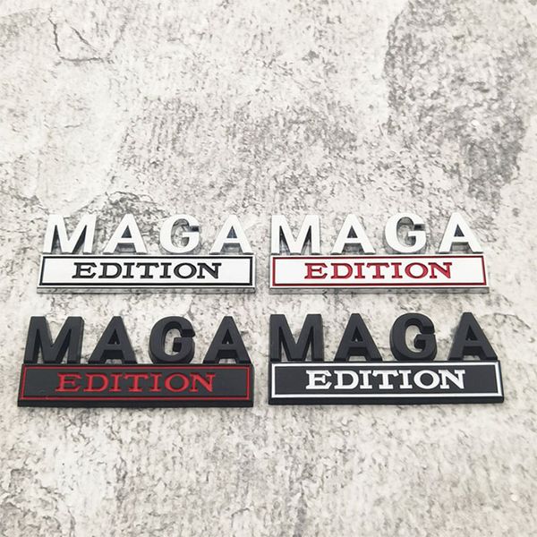 Party Decoration 1Pc MAGA EDITION Car Sticker For Truck 3D Badge Emblem Decal Auto Accessories 8.5X3.5Cm Wholesale 0628