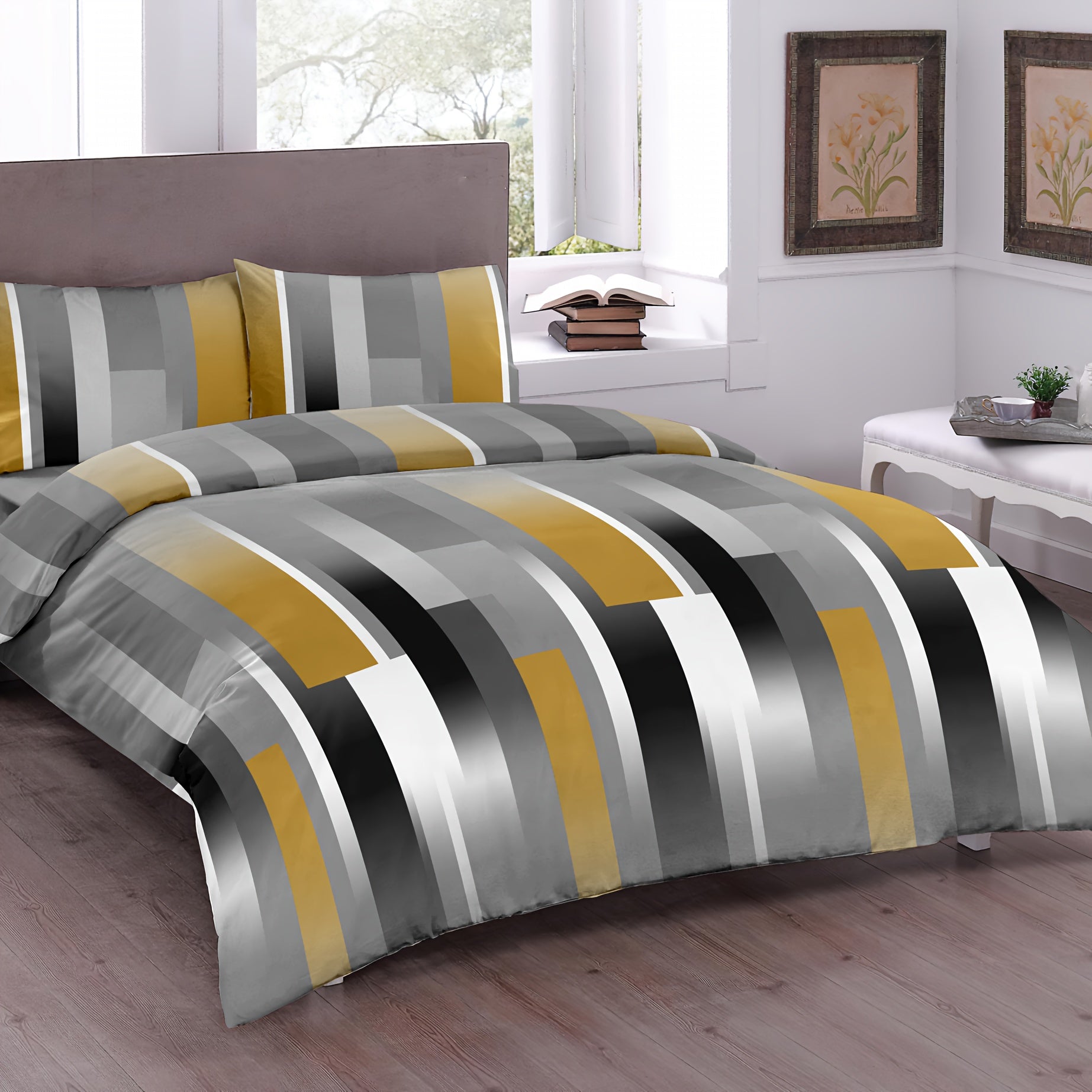 TEMU 3pcs Printed Soft And Comfortable Light Beige-friendly Breathable Duvet Cover Set, 1 Duvet Cover + 2 Pillowcases, Polyester Material, 80g-m², No