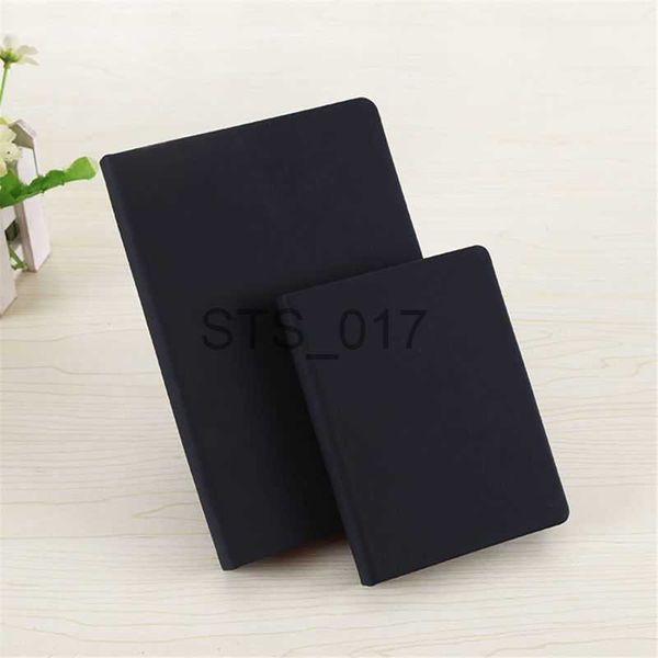 Notepads Notes All Black Paper Blank Inner Page Portable Small Pocket Notebook Sketchbook Stationery Gift Hardcover Notepad A5 A6 SIZE D5QC