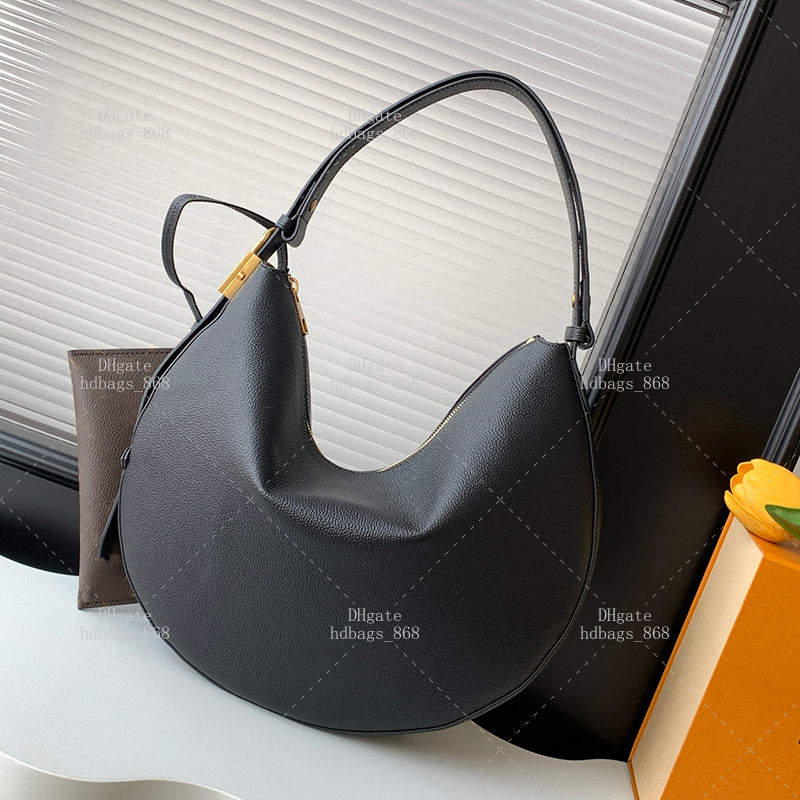 Low Key Cookie MM Designer Hobo Bags Luxury Shoulder Bags Highest Quality Genuine Leather Handbags 32cm With Box L513