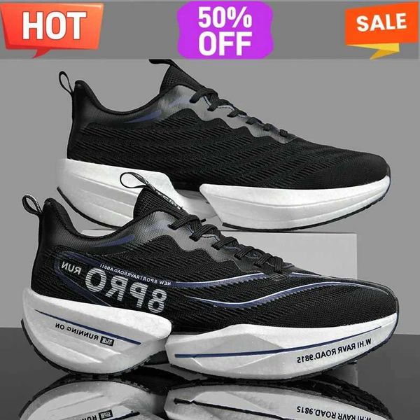 Running Sports Shoes Men Casual Marathon Carbon Plate Air Cushion Ultralight Womens Comfortable Athletic Nonskid Tenis SneakersC250121