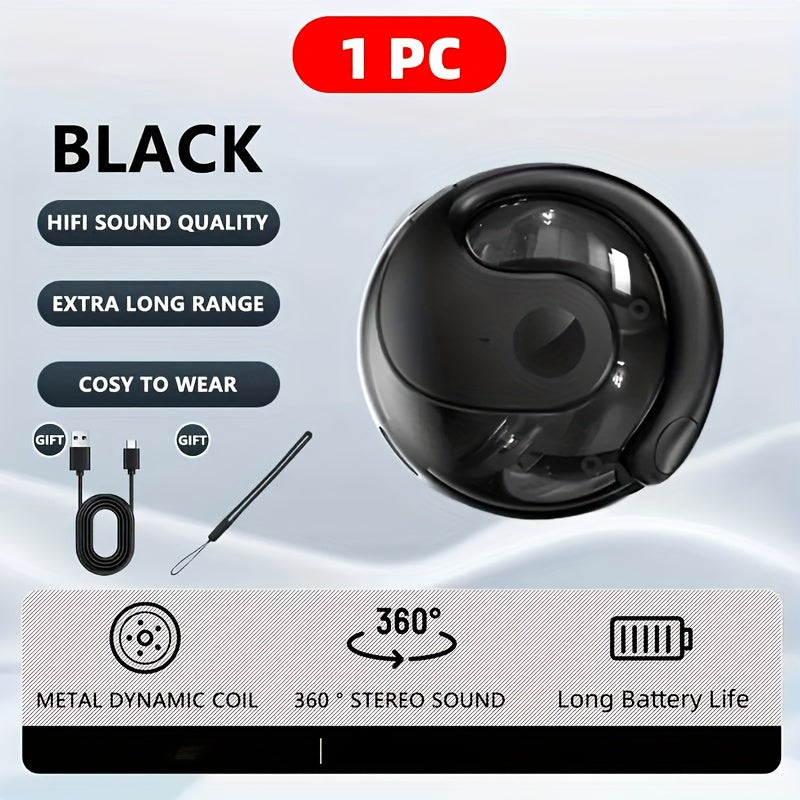 TEMU Wireless Translation Headphones With Translation, No Latency Music & Real-time Speech - 156 Language Support, Type-c Charging, Wireless, Noise