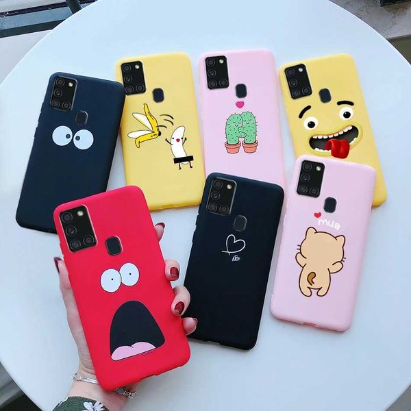 High Quality Suitable for Galaxy A21S shell silicone soft TPU Fundas bumper Suitable for A21S shell A217F A 21S A21 S 6.5 phone back cover s