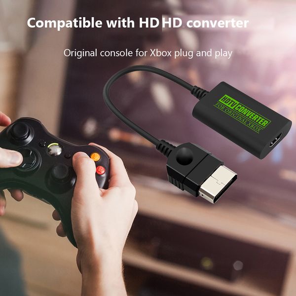 For Xbox to HDMI-compatible Converter Adapter 480i-480P-720P-1080i Audio Video HDTV Projector for Xbox Game Console Accessories