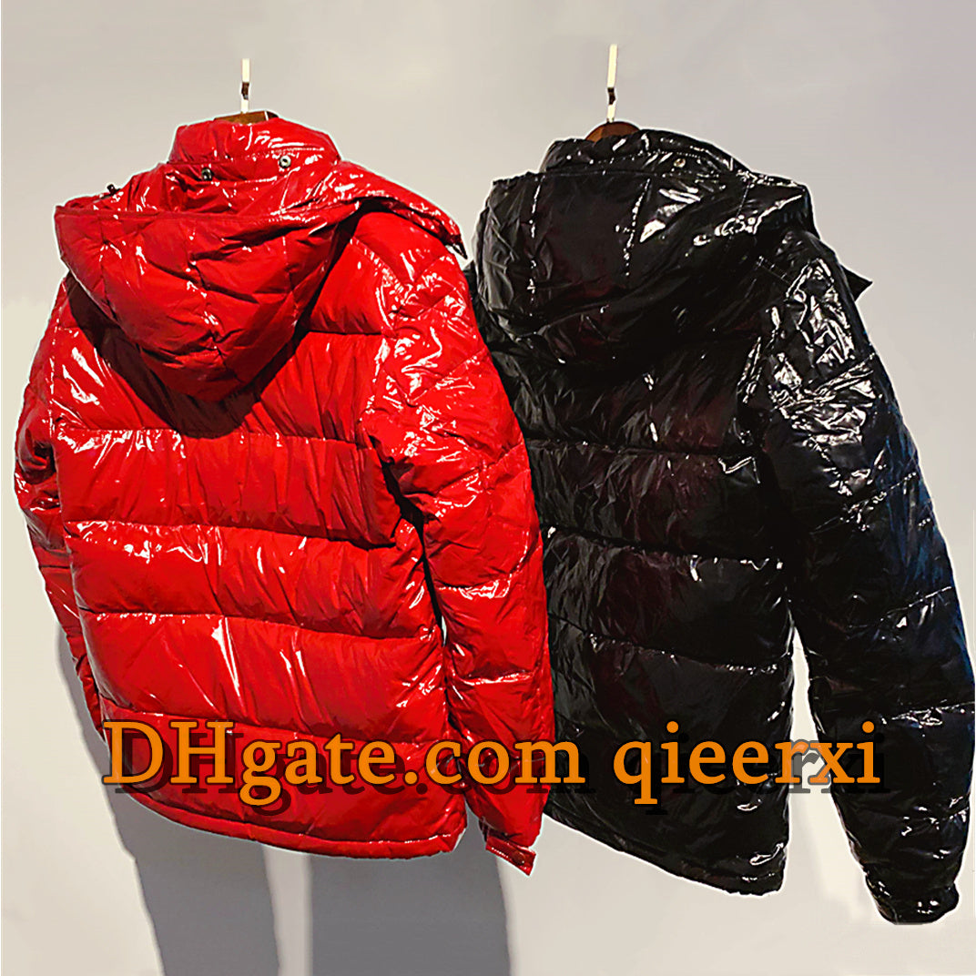 Mens black puffer jacket down jacket white duck down padded coats outdoor keep warm outerwear cold fluffy hood coat plus size 5XL thickening coat Sn