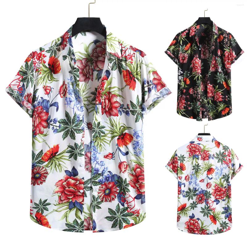 Men&#039;s Casual Shirts IN Hirts En Ree Hipping Awaiian Acation Apel Hirt Ashion Otton Inen Rint Hort Leeve Utton