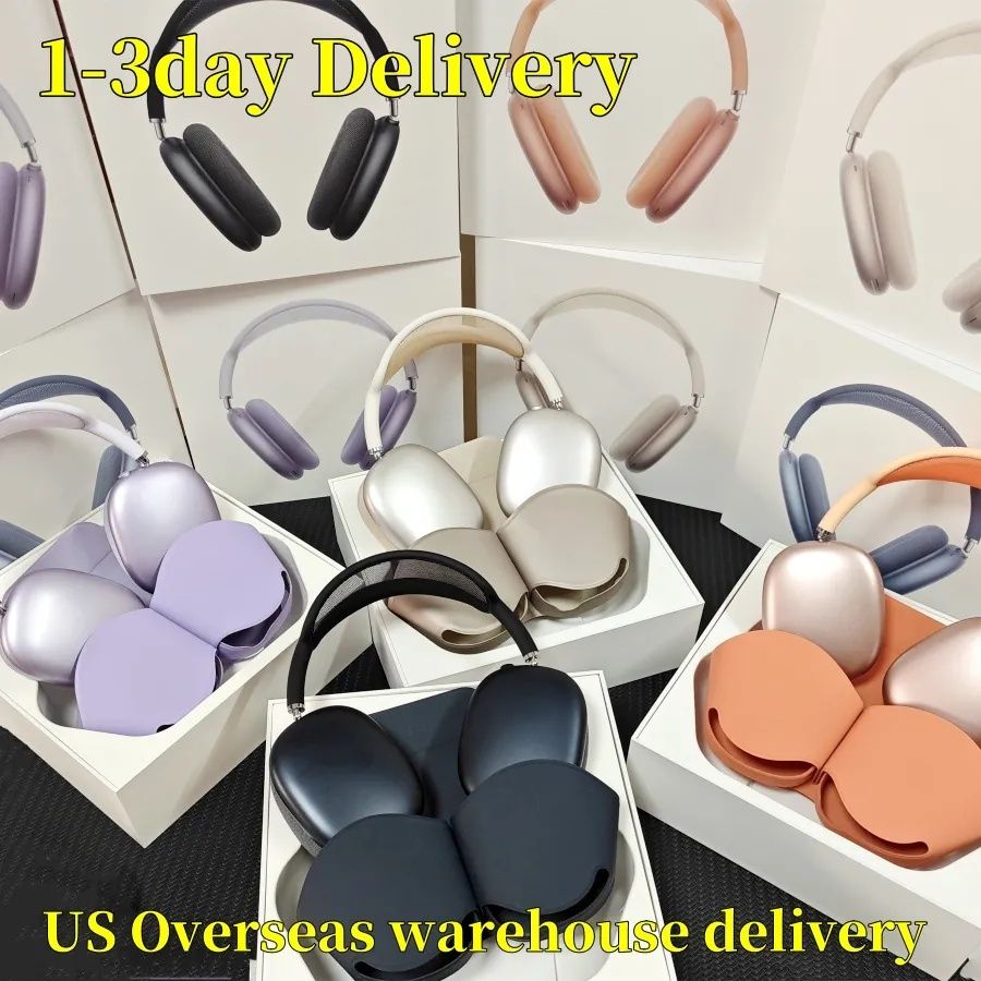 For Airpods max Bluetooth Headphones Accessories airpod Max Headphone Wireless Earphone Top Quality Anti-drop Metal shell Silicone