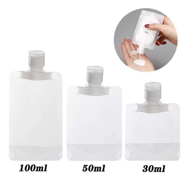 30-50-100Ml Shampoo Makeup Fluid Sub Packaging Portable Travel Liquid Soap Refillable Bottle Cosmetic Filg Bag