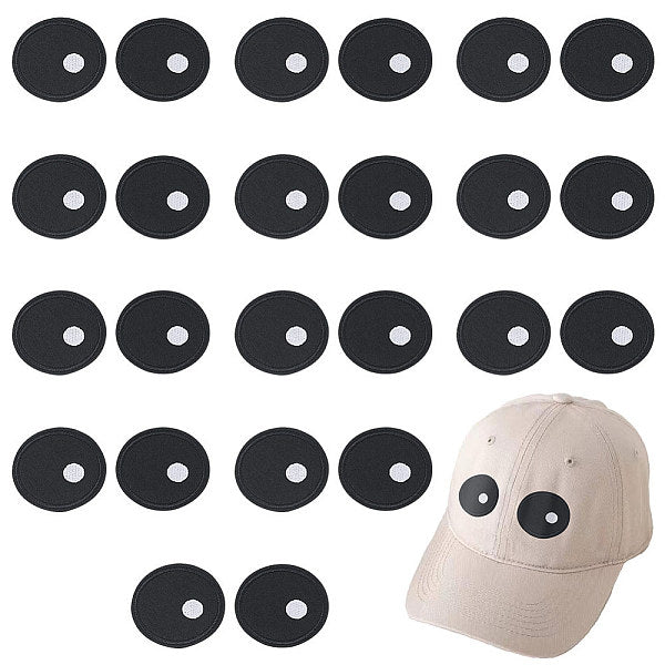 12 paio di toppe termoadesive per ricamo computerizzato o da cucire