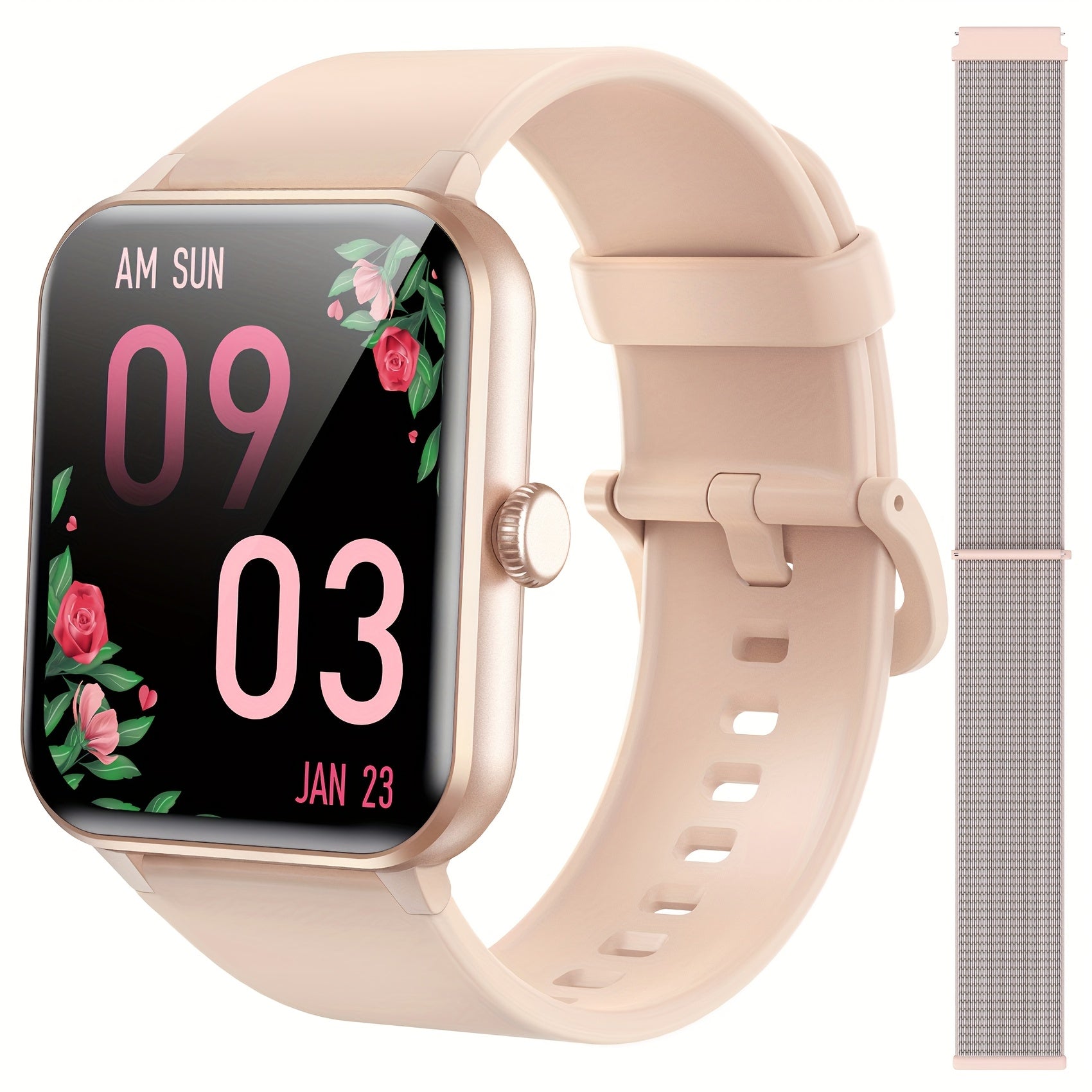 TEMU 100 Smartwatch, 1.8 Inch Fitness Activity Pedometer For , Compatible With And Iphone, Answer-make Calls, Perfect Gift For , Suitable For