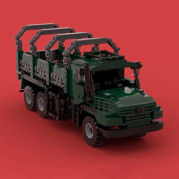 Blocks 839pcs MOC Customed Set Technical Semi-Trailer Car Military Transport Model Building Blocks DIY Bricks Toys for Children Gifts Y24122