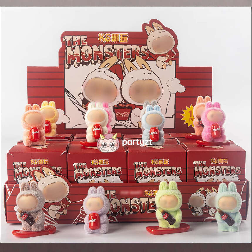 Coke Flocked Fabric Small Ornaments Children&#039;s Stall Trendy Toys Bags Blind Boxes ljh716