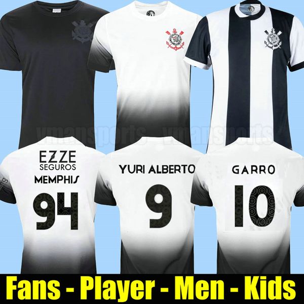 Corinthian jerseys 2024 MEMPHIS YURI ALBERTO Corinthian football shirts 24 25 MAYCON GARRO ROMERO soccer jersey men kids
