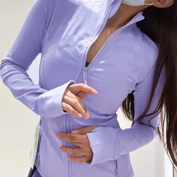 women jacket designer jacket athletic clothes sports stand collar jacket woman running sport coat girl gym fitness tight quick top slim fit