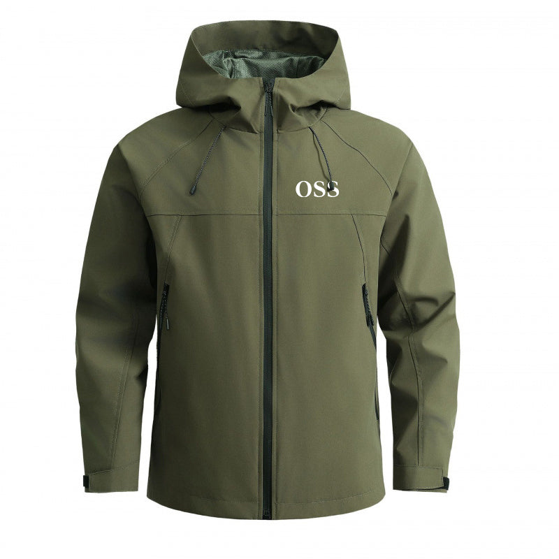 Softshell Jackets for Men Waterproof Zip Up Hooded Jacket Outerwear Coats with Zipper Pockets Hiking Camping Clothes Men 2025