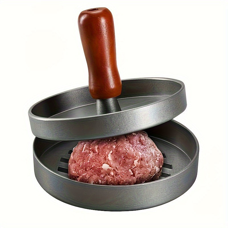 TEMU Set, Burger Press Hamburger , Meat Press Set And Meat Separation Paper, Kitchen Gadgets, Kitchen Accessories Father Gift