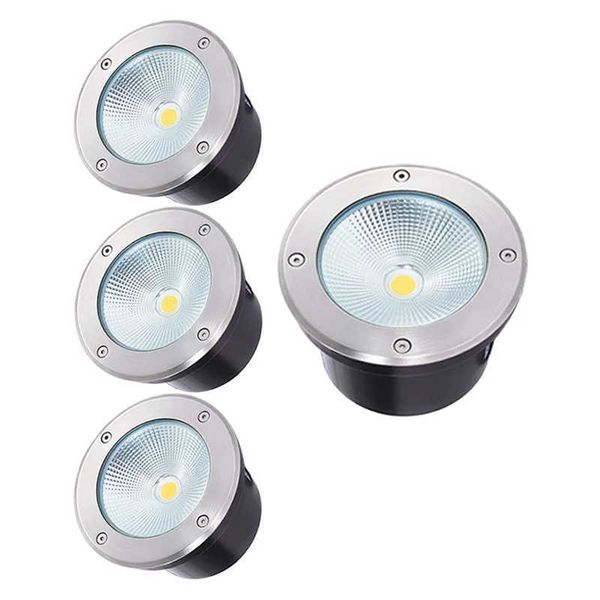 4pcs IP67 Waterproof LED Underground Light 5W 10W 3W Outdoor Ground Garden Path Floor Buried Yard Spot Landscape 110V220V 12V CL240813