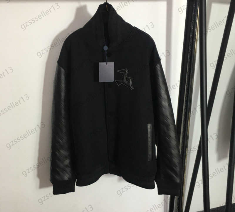 Women Jackets Back Stitching Leather Embroidery Decoration Coat Stand Collar Buttons Embossed With Long Sleeves Jacket Cool Sa Fashion Style Womens