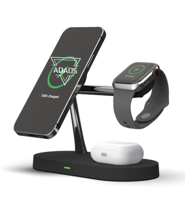 Magnetic 15W Wireless Charger 3 in 1 Fast Charging Stand for Smart Watch Smart phone Earbuds33965969102486