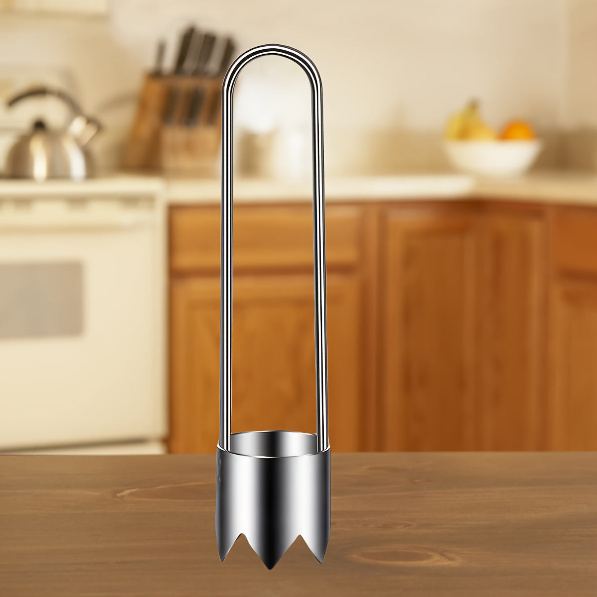 TEMU 1-2-3pcs Stainless Steel Fruit & Vegetable Corer Tool - Kitchen Gadget For , Bell Peppers, , Tomatoes, - Durable, Easy-to-use Core Remover For ,