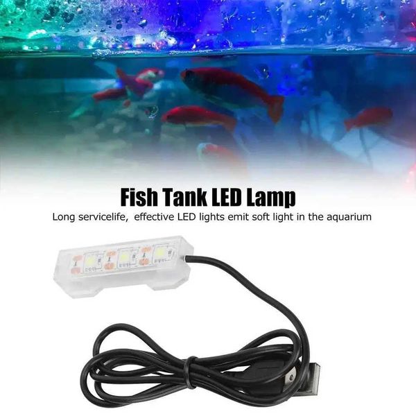 5V Fish Tank Light For Small Aquarium Plants Lights USB Mini Aquarium Landscape LED Decoration Lamps Accessories I2F2LX241107