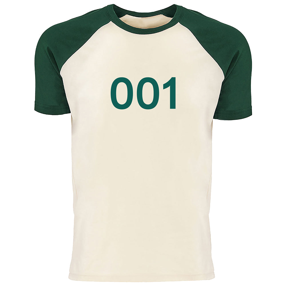 Men's Squid Games T-Shirts - 001 - Raglan - L