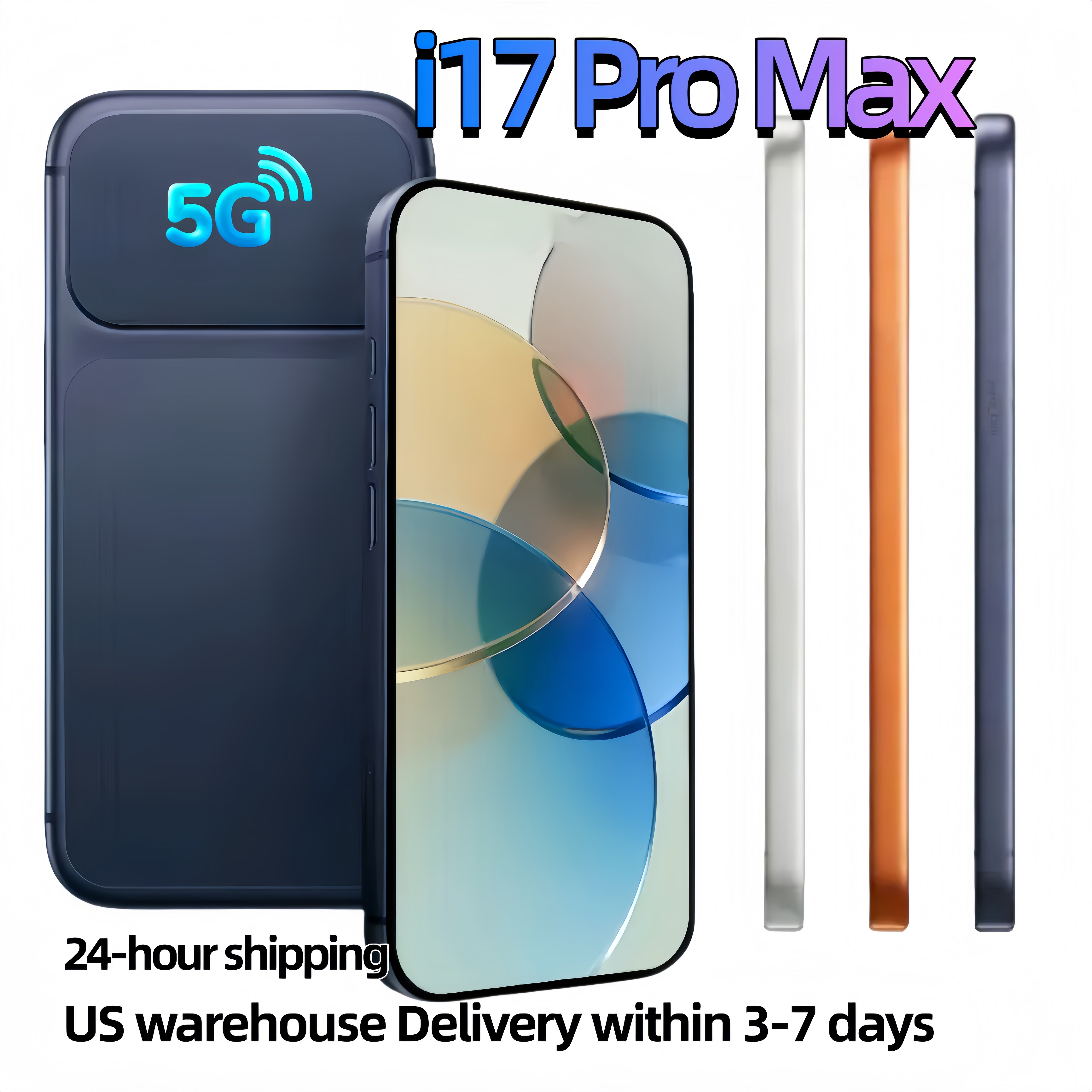 16 i17 Pro Max 16+1tb mobile phone 5G unlock smartphone USB-C Face ID 6.9 full screen HD+Android operating system smartwatch GPS Free logistics USPS