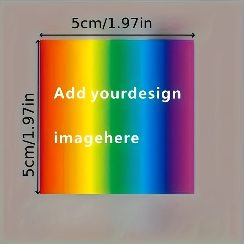 TEMU Uv , With Custom Photo, Weather Resistant - Transparent And Glossy Surface Treatment, For Commercial Promotion And Packaging, Small Business