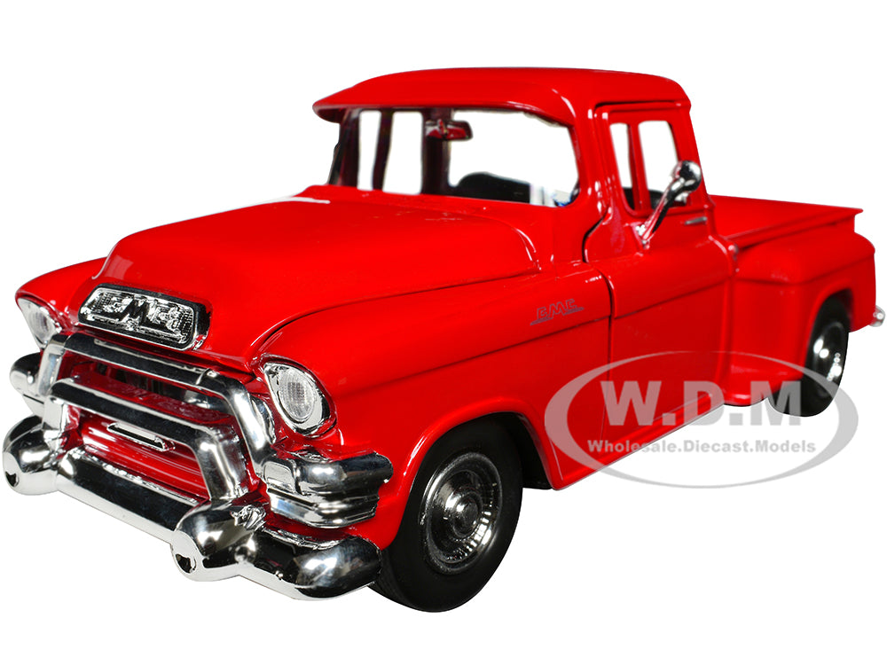 1955 GMC Blue Chip Pickup Truck Red "Timeless Legends" Series 1-24 Diecast Model Car by Motormax