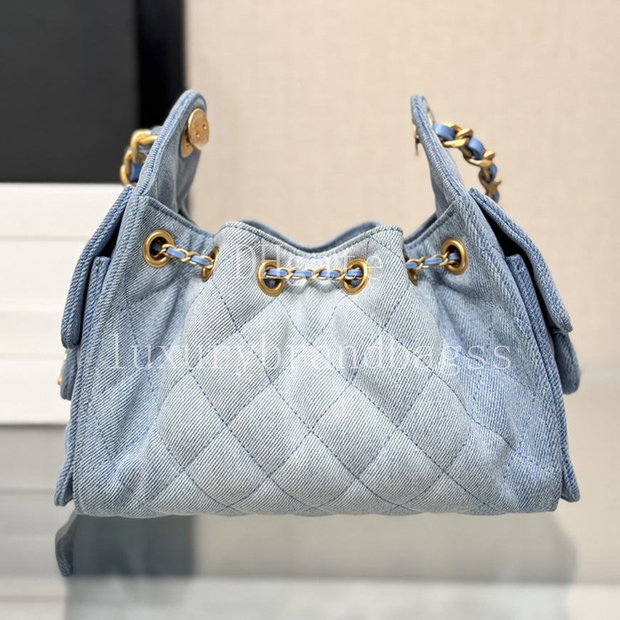 Mirror Quality Mini Hobo Bag 20CM Mini Tote Bag Designer Crossbody Bag Women Shoulder Bag 25 Handbag With Box CAS5631A